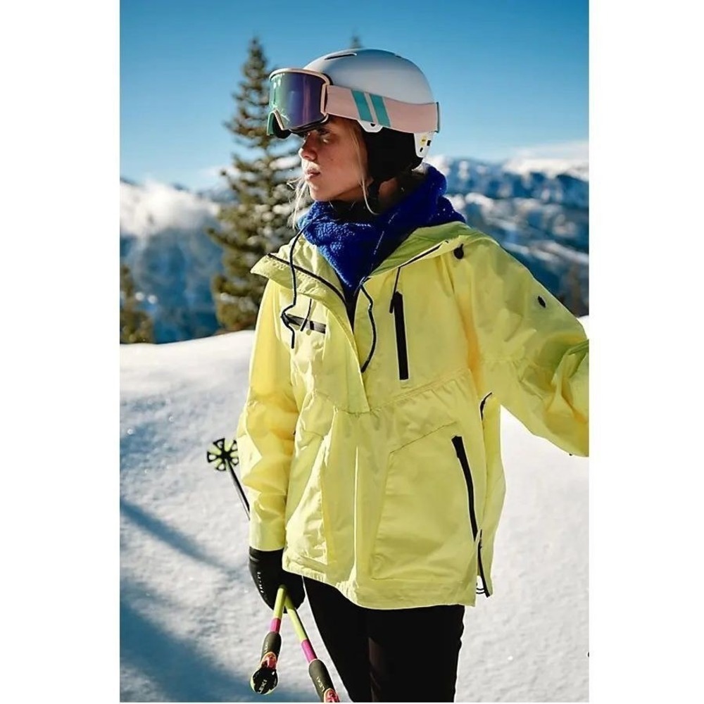 Free People Peak To Peak Popover Jacket Size S Lemon Verbena NWT - Picture 10 of 11